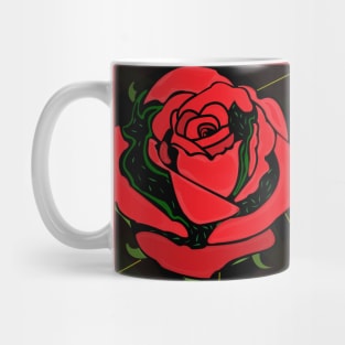 Red Rose Mug